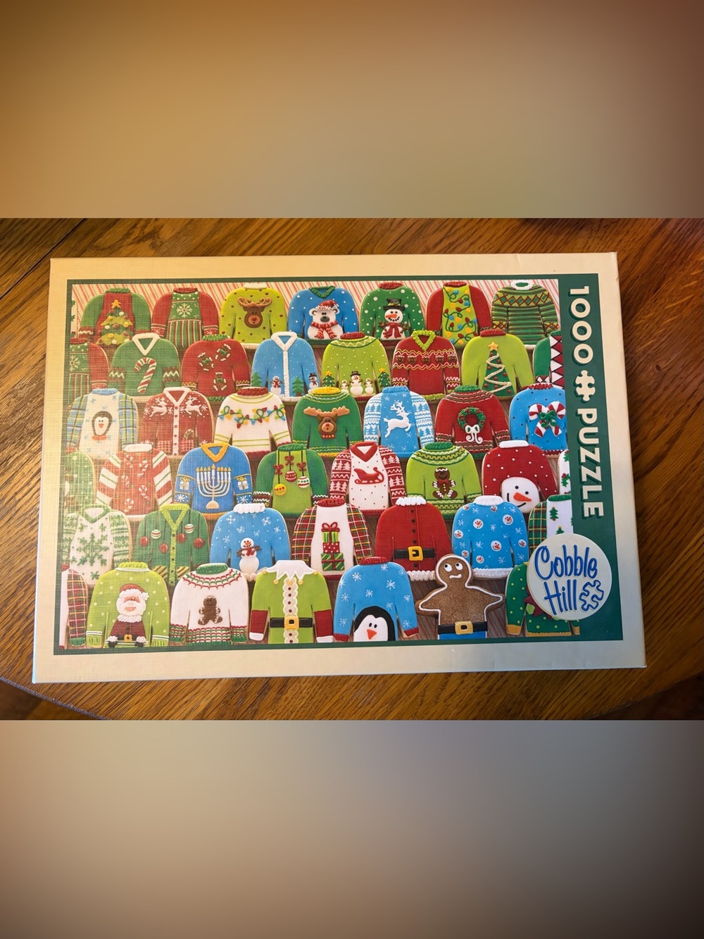 Ugly Christmas sweaters puzzle
